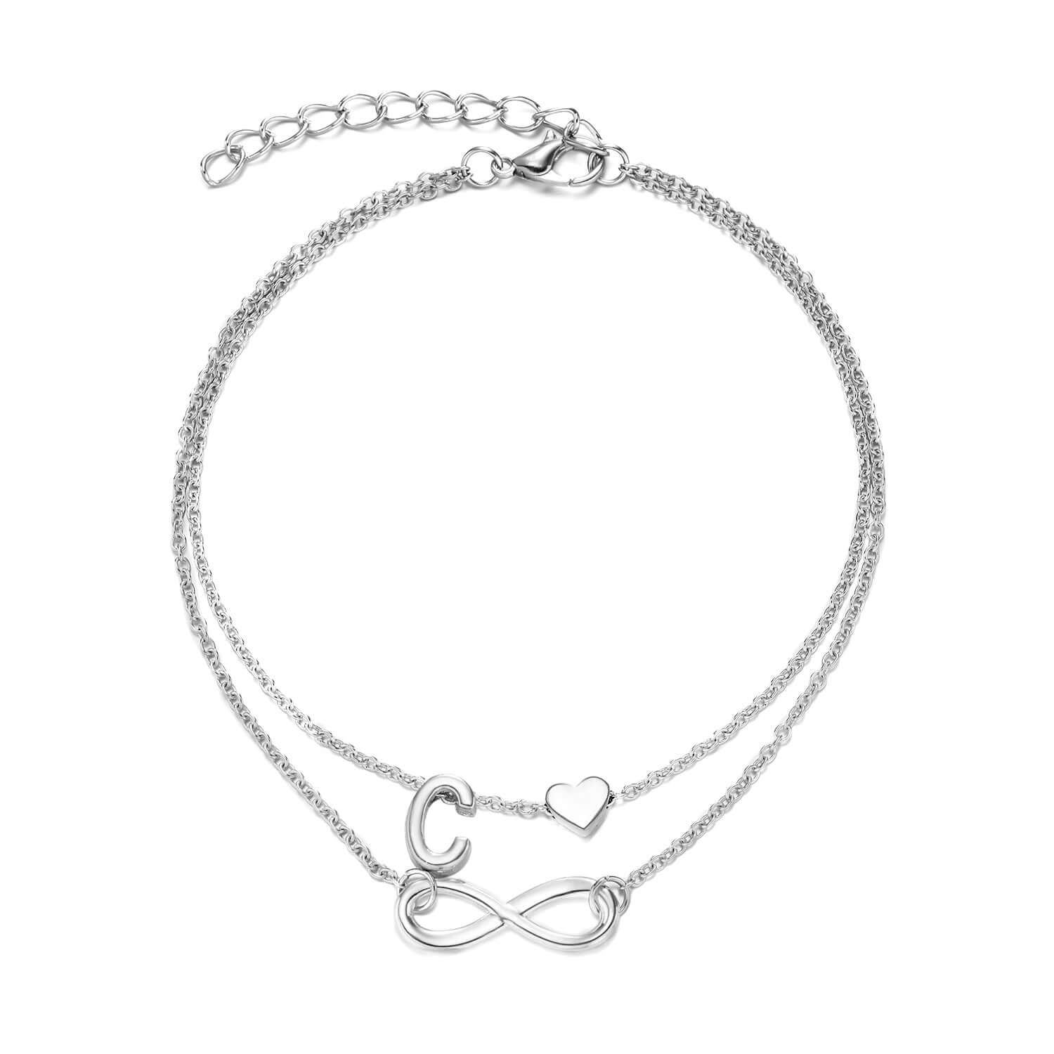 Avery Initial Letter Anklets | MSHSM