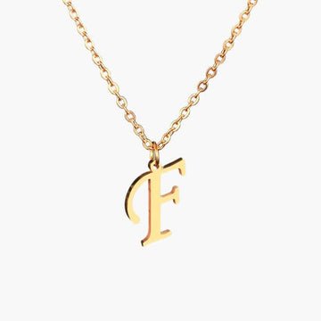 Initial Letter Pendant Necklace | MSHSM